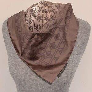 LeVian Brown Silk Scarf